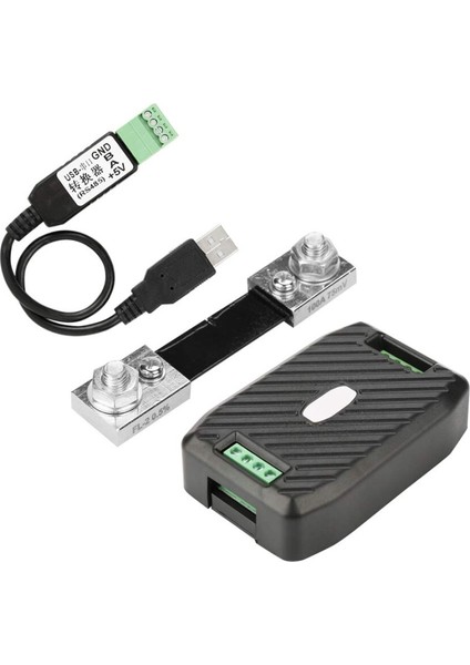 PZEM-017 0-300V 200A Dc Güç Iletişim Modülü + 200A Şönt + USB-RS485