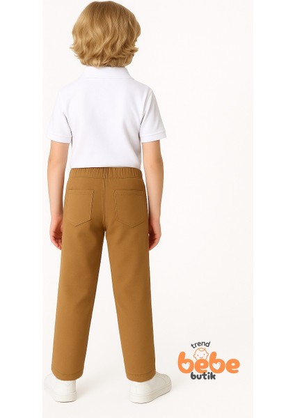 K Ribanalı Bel %100 Pamuk Penye Kumaş, Okul Pantolonu Erkek Çocuk Okul Eşofmanı Rahat ve Şık Siyah indirimleri