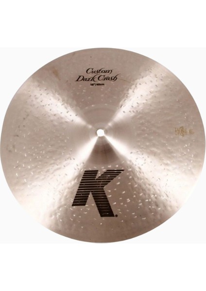 Zıldjıan K Custom Dark Crash Zil 16" , Hızlı Sönümlü, Dolgun Ses