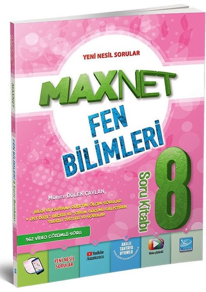 Maxnet 8. Sınıf Fen Bilimleri Soru Kitabı