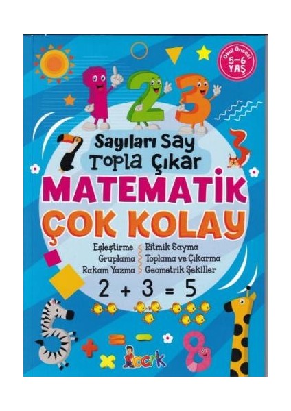 Sayıları Say Topla Çıkar Matematik Çok Kolay