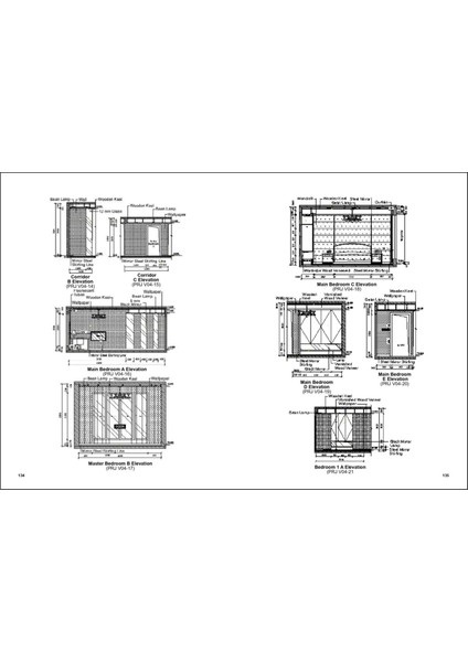 One Floor Houses & Villas Cad Atlas (Eki: CAD Klasörleri)