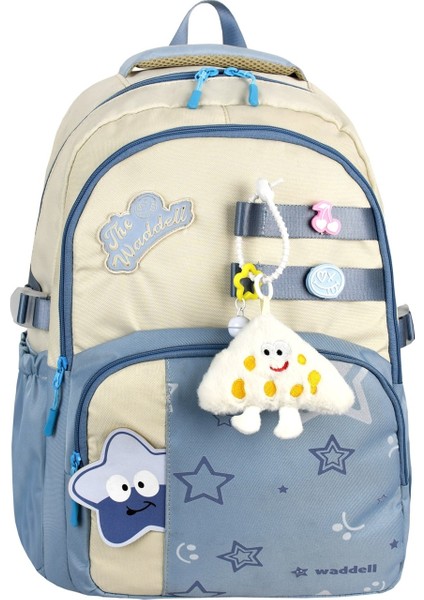 Lisanslı Twil Yıldız Desenli Günlük Sırt Çantası,peluş Oyuncak Hediyeli Okul Sırt Çantası