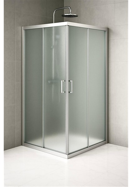 Duşakabin Kare 5mm Buzlu H:190 cm