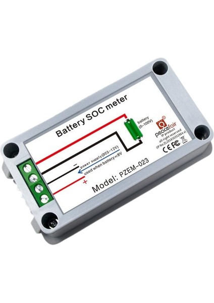 PZEM-023 8-100V Dc Dijital Pil Voltaj Kapasite Göstergesi modelleri