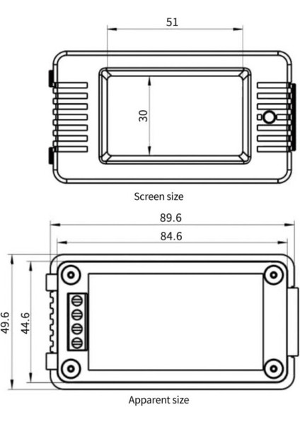 PZEM-023 8-100V Dc Dijital Pil Voltaj Kapasite Göstergesi fırsatları