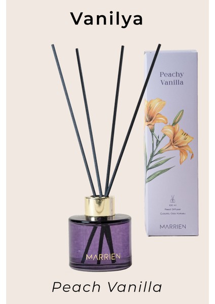 Peachy Vanilla Çubuklu Oda Kokusu 100 ml