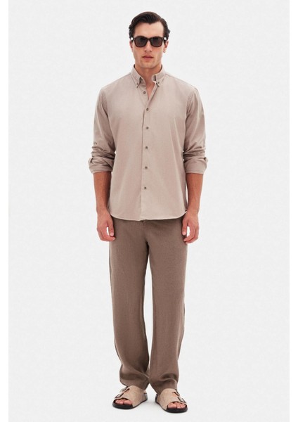 Regular Fit Vizon Düz Kışlık Gömlek 7HC02ORT13265 modelleri