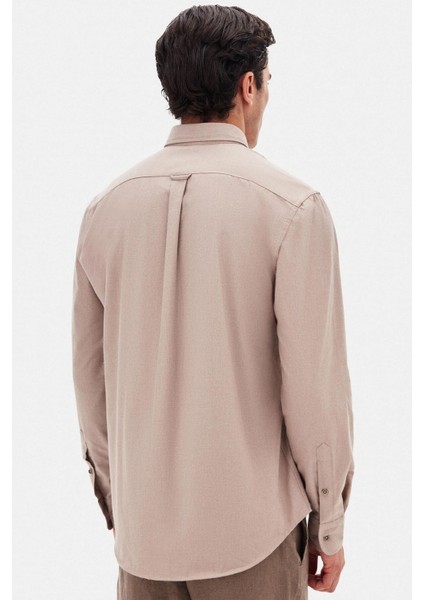 Regular Fit Vizon Düz Kışlık Gömlek 7HC02ORT13265