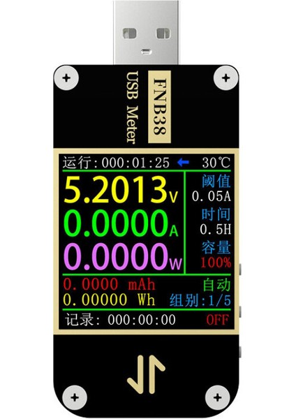 FNB38 USB Test Cihazı - Voltaj ve Akım Ölçer