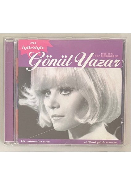 Gönül Yazar En Iyileriyle 1966-1974 Pop Diskografisi CD (Orijnal Dönem Baskı Cd)