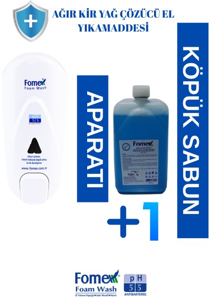 Köpük Sabun Ağır Kir ve Yağ Çöz El Yıkama Maddesi 1000ML