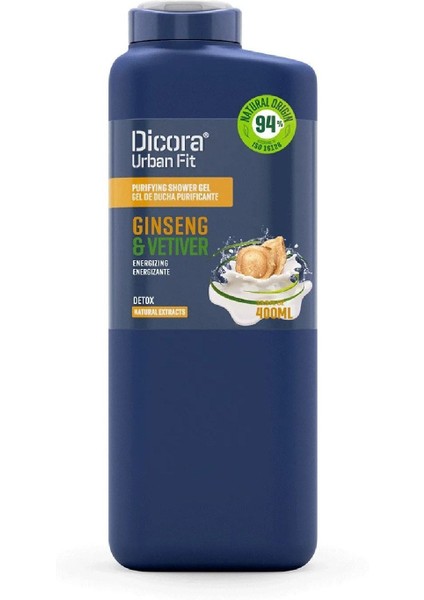Ginseng & Vetiver Detoks Etkili Duş Jeli 400 ml