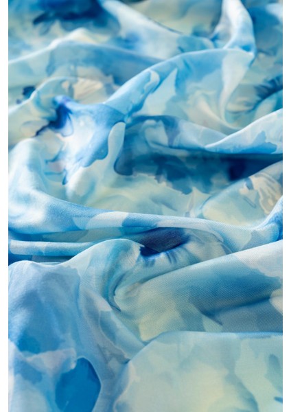 Kadın Desenli Aquarelle Soft Şal modelleri