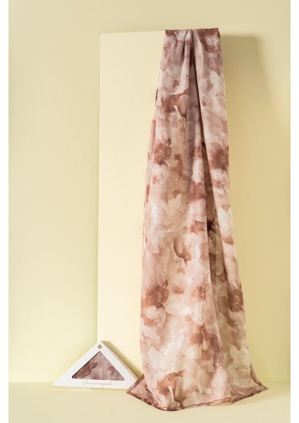 Kadın Desenli Aquarelle Soft Şal