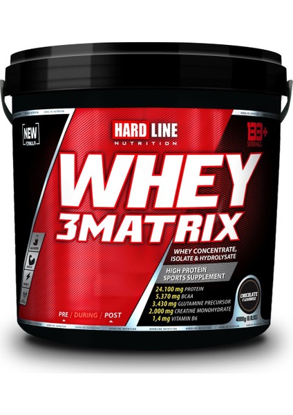 Whey 3 Matrix 4000 gr Protein Tozu