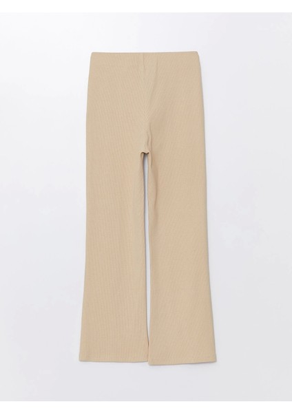 Lcw Kids Bej Beli Lastikli Ispanyol Paça Kız Çocuk Tayt fiyatları