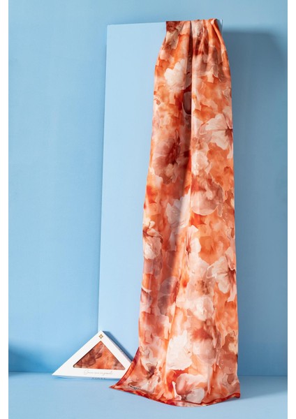 Kadın Desenli Aquarelle Soft Şal