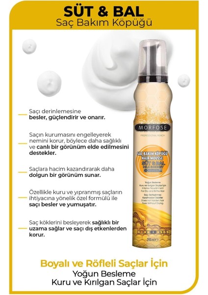 Saç Köpüğü Süt Bal 200 ml fiyatları