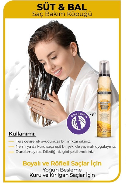 Saç Köpüğü Süt Bal 200 ml modelleri