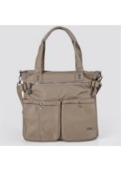 Vizon Suni Deri Omuz & Kol Çantası - Çok Bölmeli, Geniş Hacimli, Şık & Kullanışlı