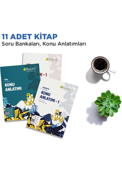 9. Sınıf (13 Kitap Cep / Web) Yapay Zekalı Kişisel Çalışma Planlı Ders Destek Seti modelleri