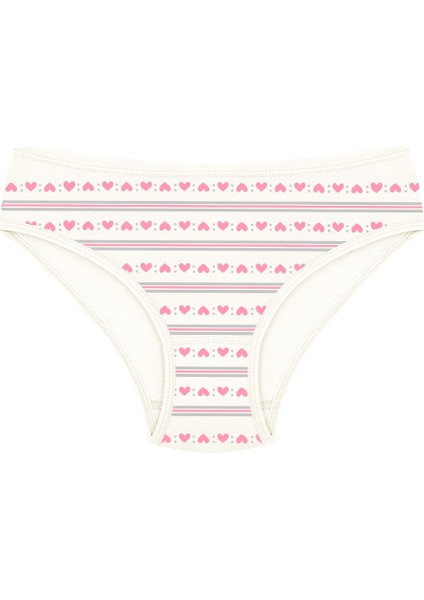 Kız Çocuk Külot 6'lı Baskılı (%96 Pamuk - %4 Elastan) modelleri