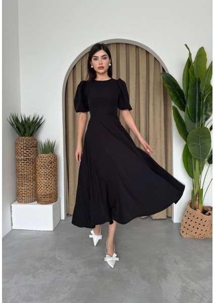 Soonaksesuar Catania Balon Kol Elbise fırsatları