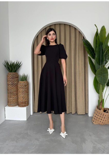 Soonaksesuar Catania Balon Kol Elbise