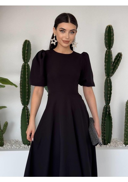 Soonaksesuar Catania Balon Kol Elbise