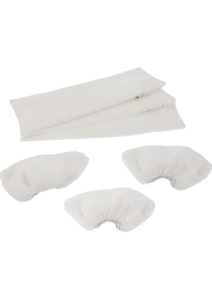 Karcher Sc2 Sc3 Sc4 Sc5 Easyfix Buharlı Temizlik Makinesi Uyumlu Yedek Mop Seti (3 Adet El Aparatı + 3 Adet Zemin Aparatı)