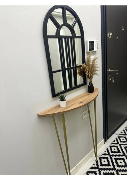 Yarım Ay Oval Kenar Dresuar Atlantik Çam 100CM Gold Ayak fırsatları