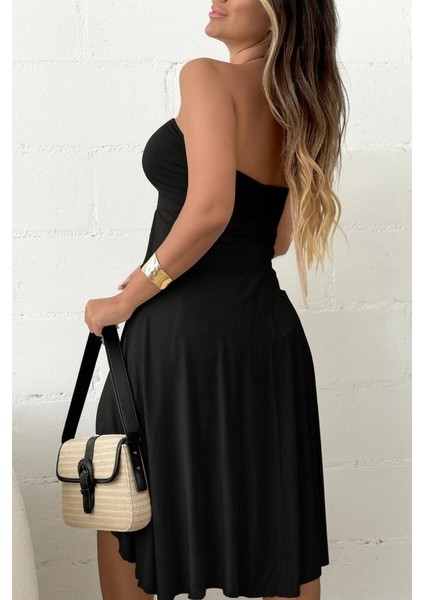 Soonaksesuar Kadın Straplez Boyundan Askılı Midi Bluz fiyatları