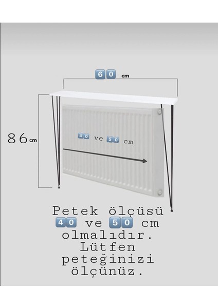 60 cm Oval Kenar Dresuar Petek Üstü Beyaz Çam Siyah Ayak modelleri