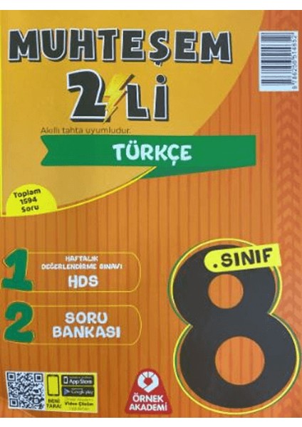 8. Sınıf Muhteşem 2'li Türkçe Seti
