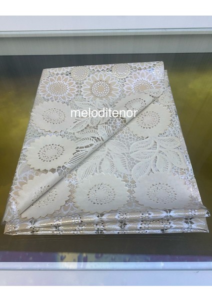 Şeffaf Kaplama Ayçiçeği Desen Silikonlu Kaymaz Lüks Pvc Muşamba Masa Örtüsü indirimleri