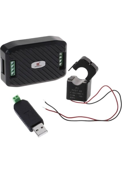 PZEM-016 Ac 100A RS485 Modbus Güç Tüketim Ölçer + Ayrılabilir Ct + USB