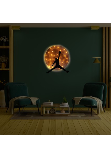 Kişiselleştirilebilir Ledli Işıklı Epoksi Cam Katmanlı Tablo Alessi Dolunay fırsatları