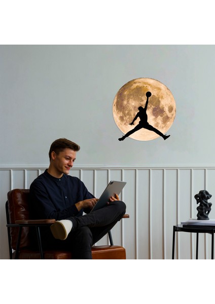 Kişiselleştirilebilir Ledli Işıklı Epoksi Cam Katmanlı Tablo Alessi Dolunay