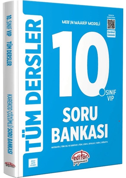 10. Sınıf Vıp Tüm Dersler Soru Bankası