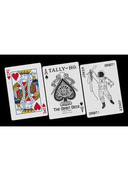 Orbit Tally-Ho Circle Back Red Oyun Kartları modelleri
