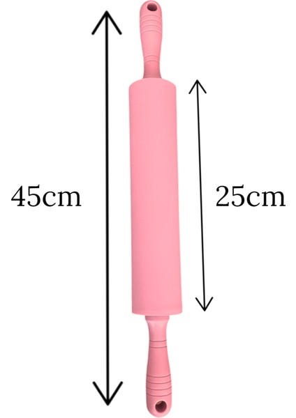 Plastik Saplı Silikon Gövdeli Merdane-Büyük Boy (45 x 5,5 x 25 Cm) fiyatları