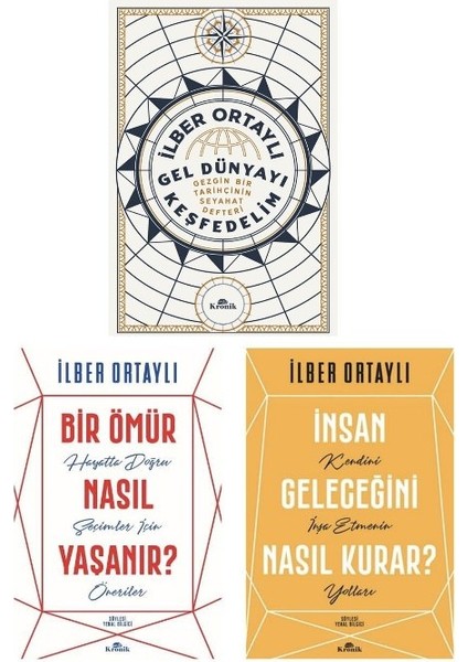 Gel Dunyayi Kesfedelim + Bir Omur Nasil Yasanir + Insan Gelecegi Nasil Kurar =3 Set