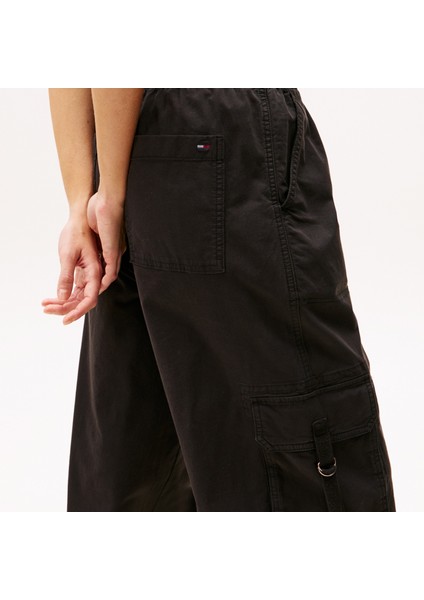 Loose Cargo Kadın Siyah Pantolon.bds