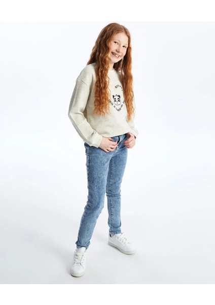 Lcw Kids Mavi Skinny Fit Kız Çocuk Jean Pantolon fiyatları