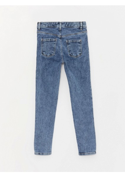 Lcw Kids Mavi Skinny Fit Kız Çocuk Jean Pantolon indirimleri