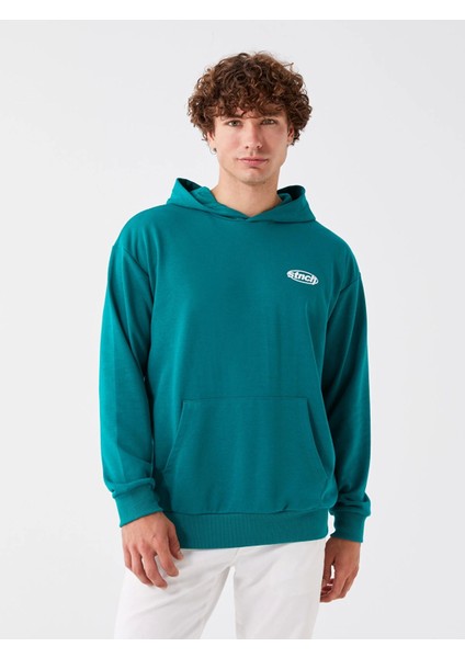 Lcw Casual Yeşil Uzun Kollu Baskılı Erkek Hoodie fiyatları