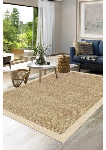 Dijital Kaymaz Yıkanabilir Sisal Görünümlü Salon Halısı Mutfak Halısı Yolluk Balkon Halısı Ev Dekor DC-7239