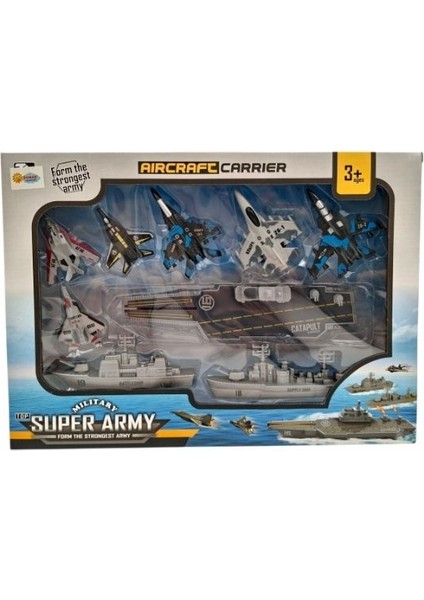 Super Army – Oyuncak Fırlatmalı Uçak Gemisi Seti indirimleri