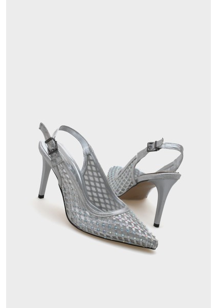 Taşlı Fileli Stiletto